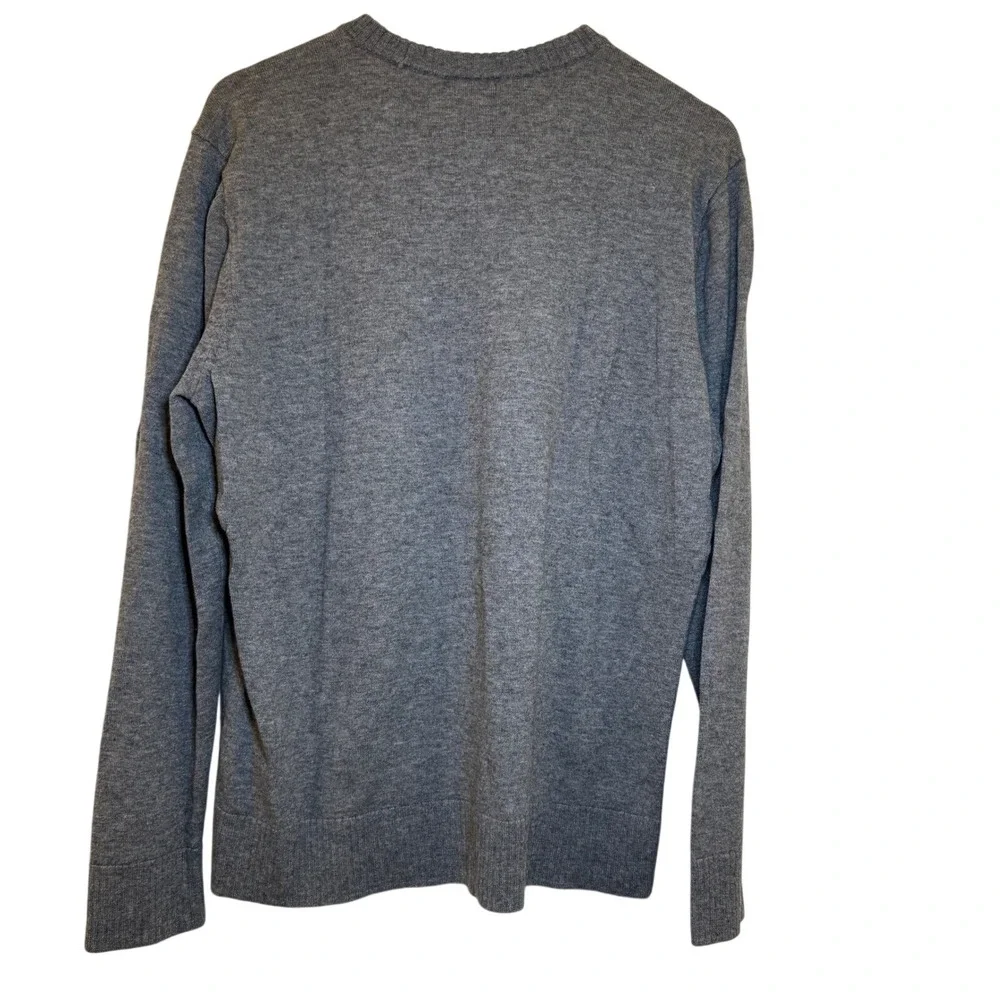 Smartwool Men's Gray Speckled Merino‎ Wool Blend Crew Neck Sweater Size L